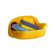 Porta esponjas adhesivo de plástico – Montaje en pared – Colores surtidos