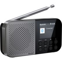 Digitalradio-tragbar Dr-p520, Schwarz, Dab+, Bluetooth, Usb-c - Sharp