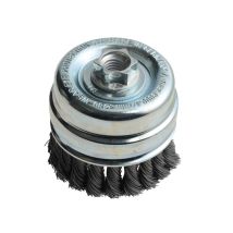 Lessmann - Lessmann Knot Cup Brush 80mm M14x2, 0.50 Steel Wire Les484217