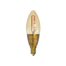 Link2home - L2hfe145w Wi-fi Led Ses (e14) Candle Filament Dimmable Bulb, White 400 Lm 4.5w Lthfe145w