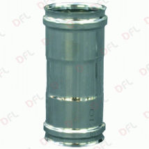 Raccord De Douille D&39aile Femelle F / F Connexion Femelle 18 Cm 180 Mm En Acier Inoxydable