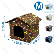 Maison Pliable Pour Animaux, Niche Matelassée Disponible En 5 Couleurs Pour Chiens Et Chats