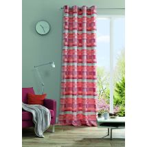 Deko Trends Beluga 6237011 39 – tenda, Plastica, Arancione/rosso, 245 x 146 x 0.1 cm