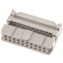 Connecteur À Broches Econ Connect, Din 41651, 20 Pôles, Gris, Rm 2,54 Mm