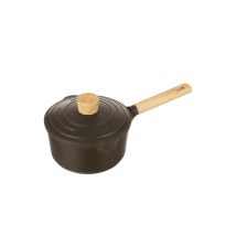 Kasanova Casseruola Antiaderente Vari Colori Pot Art Con Coperchio Innovativo, Casseruola Induzione, Ottimale Per Stufati E Cotture Lente (nero, 18 Cm