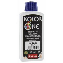 FERRAMENTA1.COM – 12 x Colorante KOLOR ONE 45 ml Azul 203 – Aceite de linaza a base de agua para pinturas