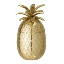 Secchiello Per Ghiaccio Bloomingville Yuichi Pineapple Alluminio Dorato 1l