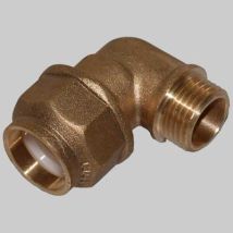Raccordo A Gomito Maschio Anello Resina 20 X 1/2 Astori