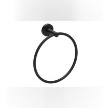 Porta Asciugamani Ad Anello Modello Class Black Metaform