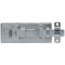 Abus Schieberiegel 300 – 39mm Breite – 100mm Länge – rostfreier Stahl – Sicherheitsüberfall für Gartentore