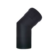 45° Ellbogenkurve für Rauchrohre – 10cm – Stahl – Temperaturbeständig – 1,5mm Dicke
