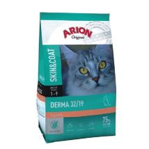 Original Arion Derma Skin & Coat 32/19 Essen Fð r Katzen, Sparpackung 2 X 7,5 Kg