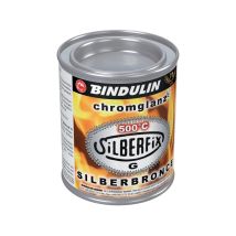 Bindulin Silberfix-G Silberbronze 125ml – Hitzebeständig – Glänzend – Lösungsmittel-Naphtha – WGK 2, deutlich wassergefährdend