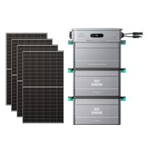 Zendure Solarflow 800 Pro 2 Balkonkraftwerk-set– 4x 500w Bifaziale Module + 2xab2000l (3840wh, 1200w Mppt, 96% Effizienz)