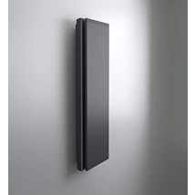Radiador Eléctrico Vertical Wi-fi Con Luz Led 110x45 Cm Gris Antracita Radialight Icon Ico10112 Negro Mate
