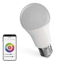 Emos Gosmart Led-lampe A60, Zigbee Led 11w Ersatz Für 75w, Helligkeit 1050 Lm, Rgb, Kompatibel Mit Tuya/emos Gosmart-app, Sprach-assistant, E27 Sockel