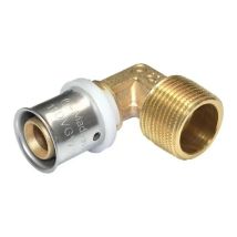Comisa Gomito 90° Ottone 16x2 1/2'' Raccordo Idraulico