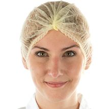 Hygonorm Bonnet Standard ''Light'', Pp, Jaune Avec Bande Élastique Franz Mensch 12108
