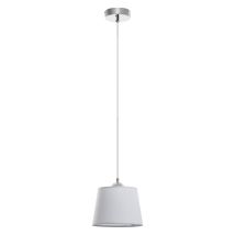 Lámpara de techo moderna E27 60W Acero Transparente Algodón – Ideal para salas de estar y comedores