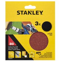 3 Discos 125mm Para Amoladoras Y Taladros. Autoadherentes Sty-sta32072-xj