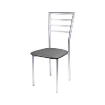 Casa Collection - Lila Stuhl Aus Grauem Pvc.