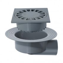 Riuvert - Caldereta Sifónica Con Salida Horizontal S-248p Medidas: 150x150 - Ø75 Mm