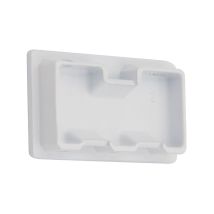Kit de montage mural Lea blanc mat – Fixation pour WC – Matières – INDA