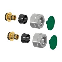 Flamco Jeu De Raccords À Compression F3 17x2mm X G3/4i Eurok. Ms Vern., F11463