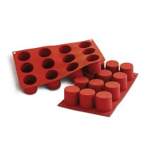 Molde De Silicona Para Cilindros Monodosis, Fi=48mm/h=50mm Silikomart