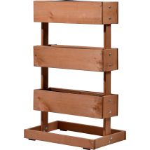 58525e Sopraelevata, Naturale, 49,5 X 30 X 78 Cm - Dobar
