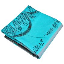 Le Linge De Jules - Tovaglia, Poliestere, Blu, Rotonda 160 Cm