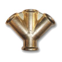 Druckluftverteiler 3/8" Innengewinde 3-Fach – Hochwertiger Kunststoff – Hohe Druckbeständigkeit – Kompakte Bauform