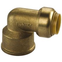 Le Sanitaire - Kupfer Steckfitting Tectite Übergangswinkel Innengewinde 90° 15 Mm - 1/2' Dvgw