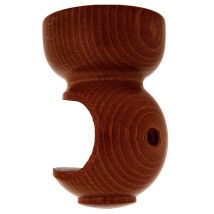 Deckenhalter Aus Glattem Holz 28x82 Mm. Nussbaum