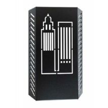 Protezione universale per stufe e caminetti – Acciaio verniciato nero – Facile installazione – Firestyle