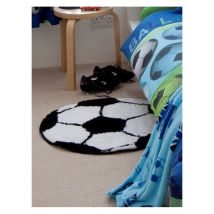 Catherine Lansfield - Tapis Rond Ballon De Football -it's A Goal - 65 Cm