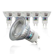 B.k.licht - Led Leuchtmittel Gu10 10er Set - 5w, 400lm, 3000k, Klar