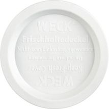 Weck 114902 Tappo Plastico, 80 Mm, Bianco