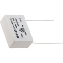 Condensatore PTC 2.2μF 275VAC X2 R27.5 – Polipropilene – Tolleranza ±10% – Dimensioni 31,5x24,5x15mm – Miflex