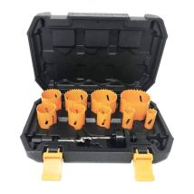 Set de 12 Sierras Bimetálicas – Cortes Precisos en Acero – Tamaños: 19mm, 22mm, 29mm, 35mm, 38mm, 44mm, 51mm, 57mm, 64mm