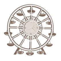 Horloge murale pendule carrousel métal – L 65 cm – H 62 cm – Arti E Mestieri