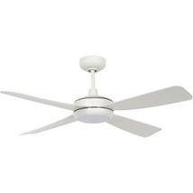 Ventilatore a soffitto Lucci air Slipstream – 6 velocità – 1070 mm – Telecomando incluso – Luce LED dimmerabile – Bianco