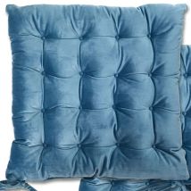 Emma Barclay - Le Chateau Velvet Seat Pad Blue