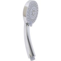 Bathroom Solutions - Duschkopf 5 Funktionen, Verchromter Stahl, Ø 9,5 Cm, Mit Schlauch Aus Edelstahl