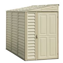 Duramax Plastica Sidemate Shed, 06625, 1.2 X 2.4 M, Avorio