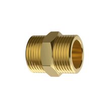 Flamco Double Mamelon 1/2 Pouce Laiton, À Joint Plat, M43.66123ms