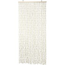 Beige Schnurvorhang 90 x 200 cm – Leicht zu montieren – Hohe Materialqualität – Funktionalität und Belüftung – Einfach zu reinigen