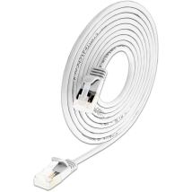 Slime - Slim Kat6a 10 Gigabit Lightpatchkabel Rund, U/ftp, Ø 3,8mm, Weiss