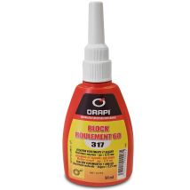 Resina anaerobica per cuscinetti e pulegge – 50 ml – Liquido rosso – Fissaggio e rinforzo assemblaggi meccanici