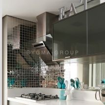 Piastrelle In Acciaio Effetto Specchio Per La Cucina Parker Miroir